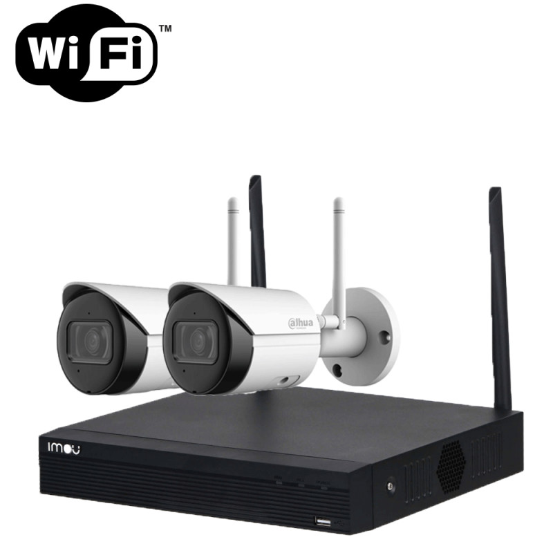 Kit Camera Surveillance WiFi Exterieure sans Fil Enregistrement